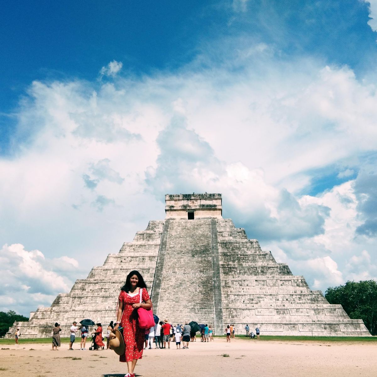 Listening to the Sound of Tequila at Chichen Itza,&nbsp;Mexico