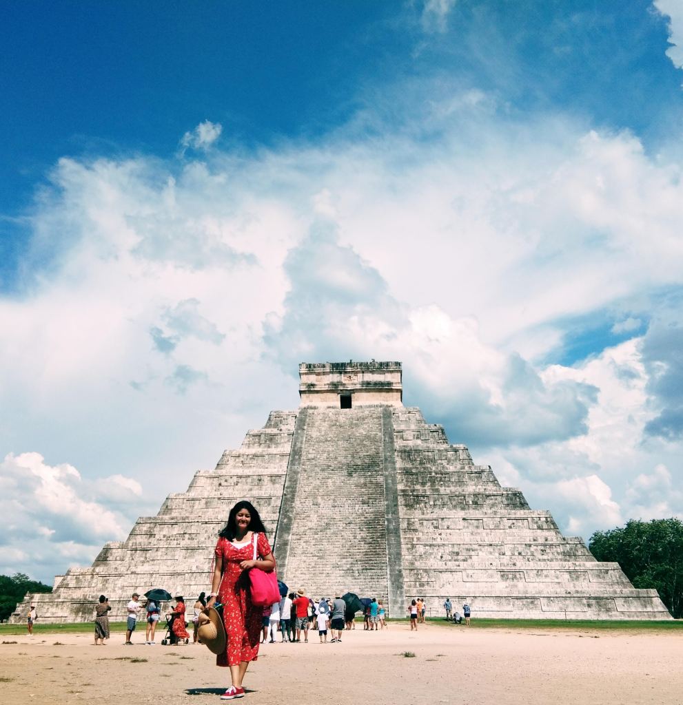 Listening to the Sound of Tequila at Chichen Itza,&nbsp;Mexico